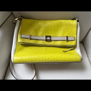Kate Spade Yellow Alligator Skin Bag